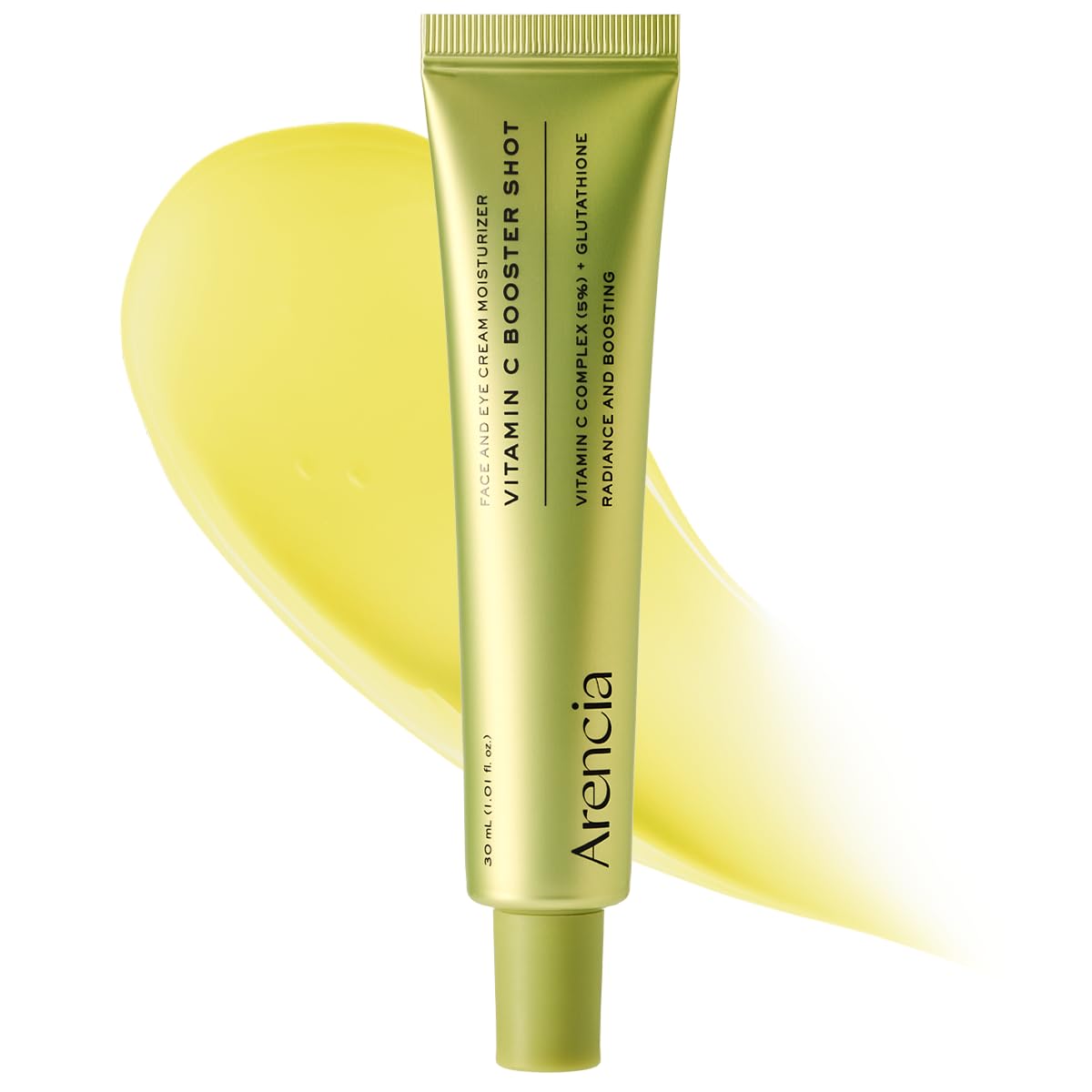 Sérum potenciador de vitamina C de Arencia con glutatión, niacinamida y vitamina E facial coreano, 30 ml.