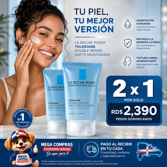 Crema hidratante Toleriane Double Repair de La Roche-Posay 2x1.
